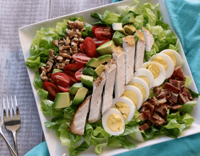 salad pelangsing protein tinggi