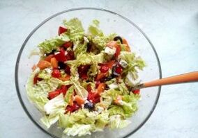 salad kubis untuk diet Jepang