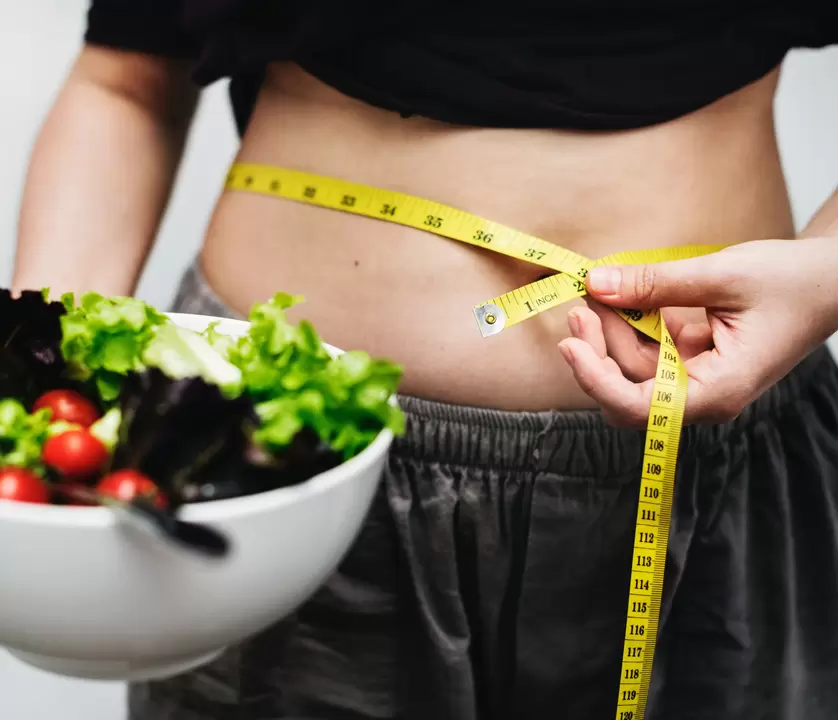 pengukuran pinggang saat penurunan berat badan selama sebulan